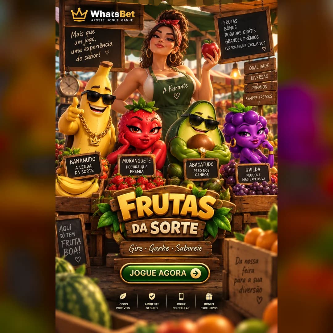 Novo jogo Pichautech: Frutas da Sorte, já na WhatsBet